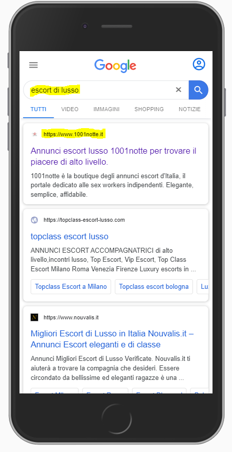 Ricerca Escort Di Lusso
