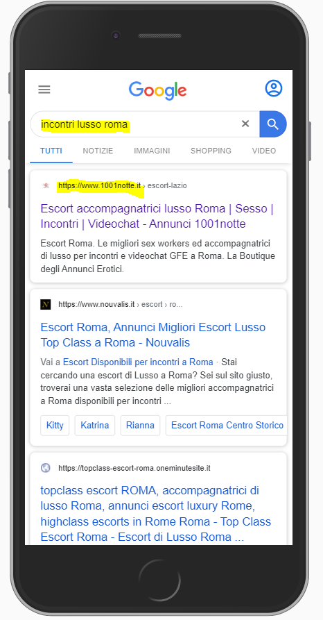 Ricerca Incontri Lusso Roma