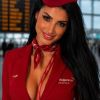 Chiara Petrova, affascinante escort lusso a Foggia, versione hostess di volo