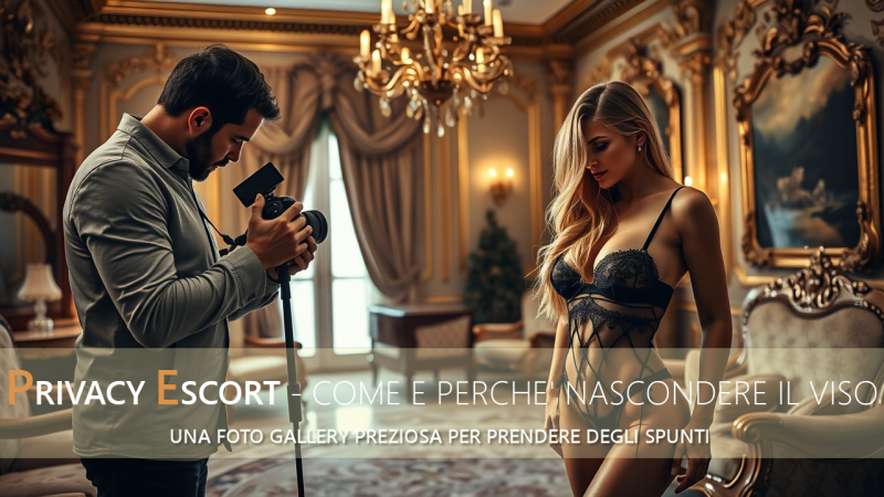Pose fotografiche per nascondere il viso delle escort